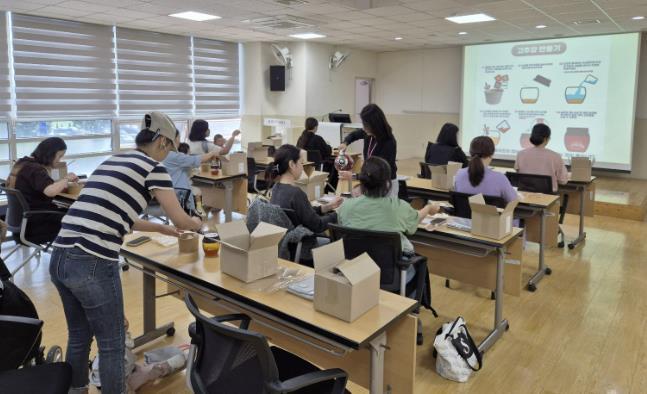 동두천시 보건소, 영양플러스사업 대상자 고추장만들기 실습 실시