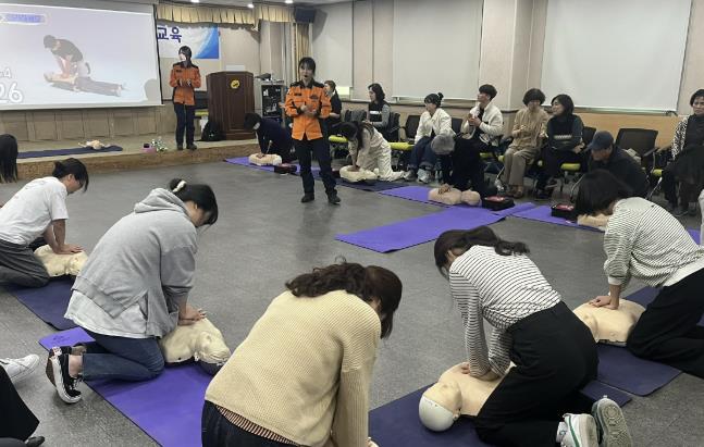 연천군보건의료원, '심폐소생술 및 응급처치 교육' 실시